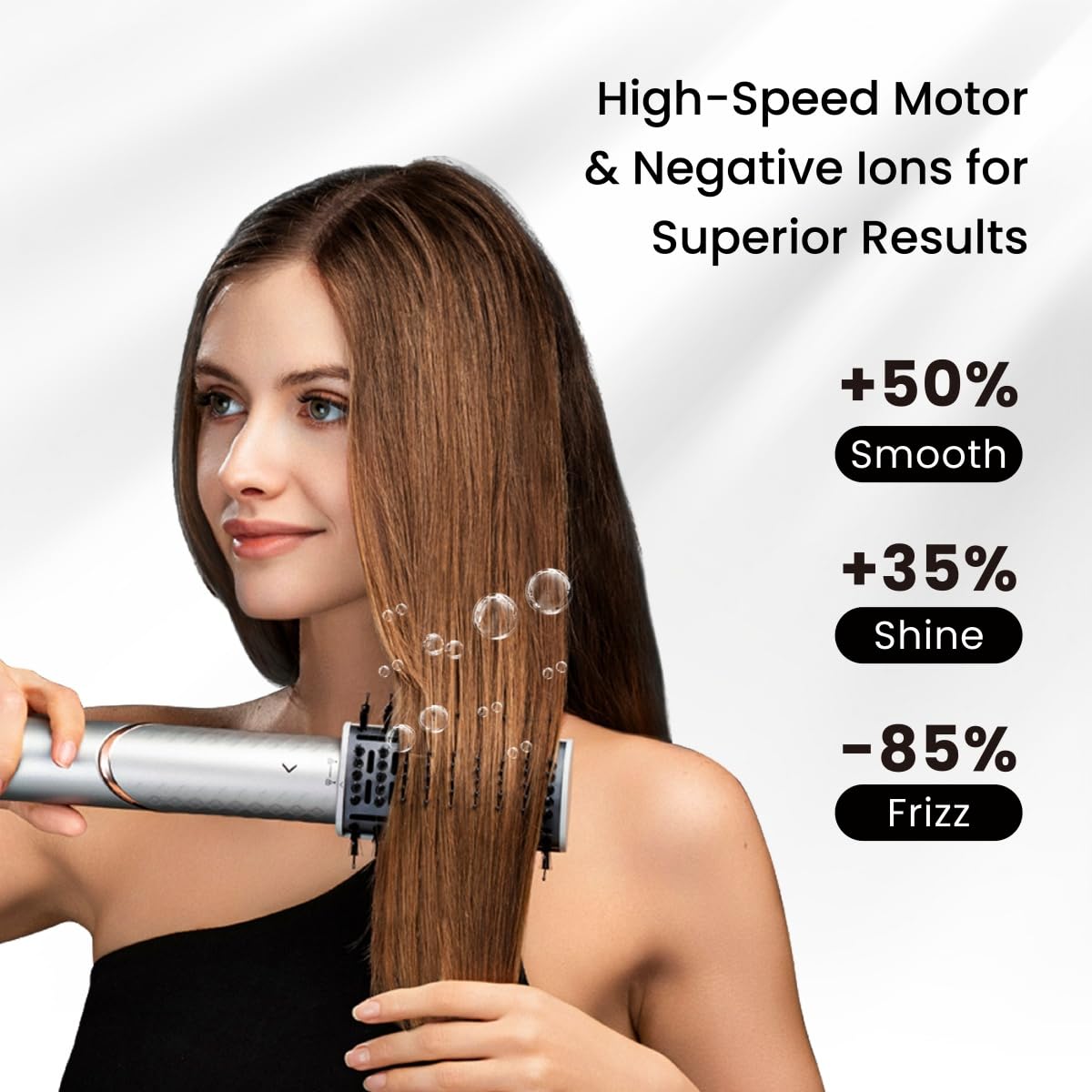 GLAMUP 5-in-1 Flexible Styler Multi Air Wrap Hair Styler - Advanced High-Speed Hair Dryer, Magic Styler with Tight Grip, Perfect for Travel, Fast Drying, No Heat Damage, Gift Set