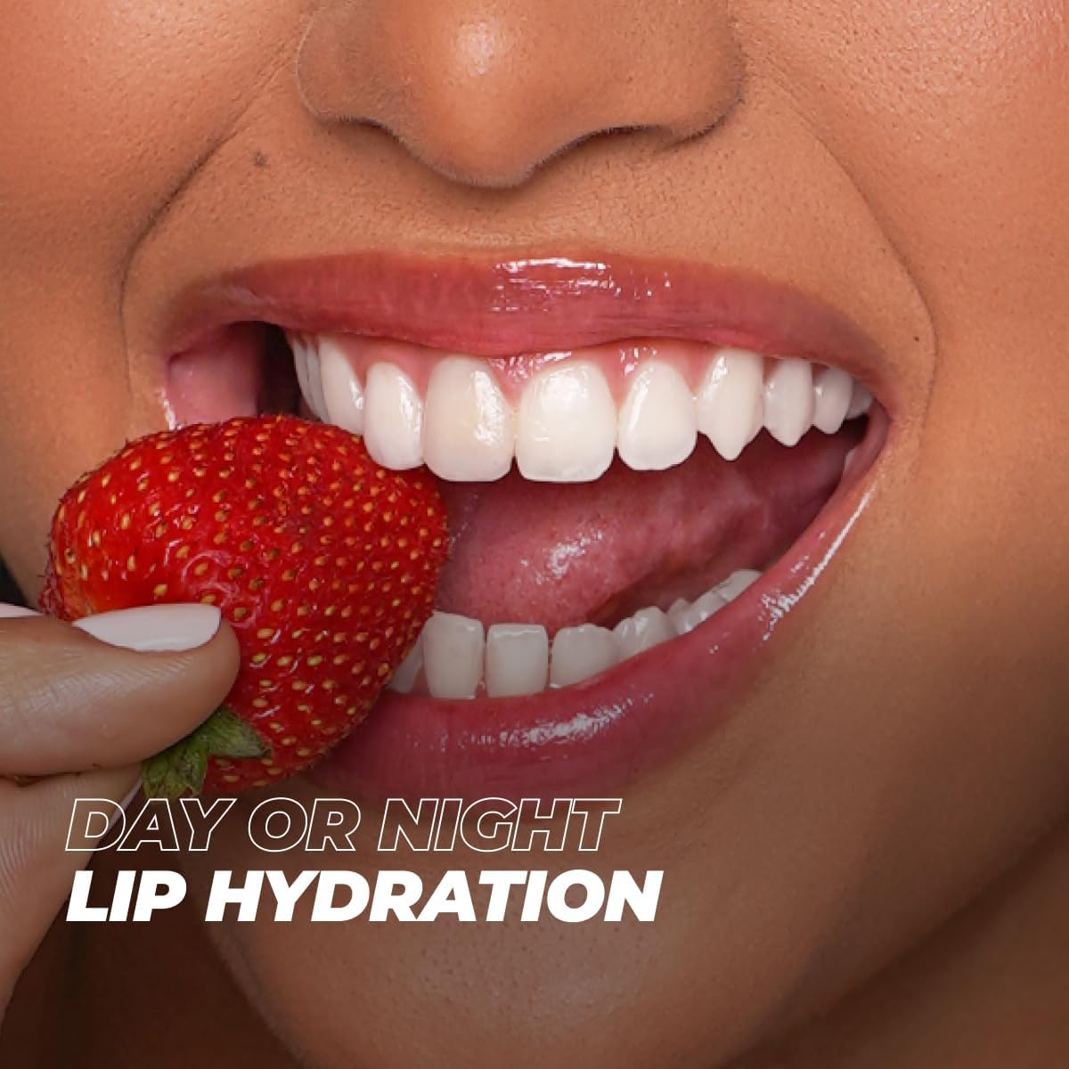 Vitamasques Lip Butter Balm - Hydrating Strawberry Lip Treatment with Peptides - 0.33 fl. oz.