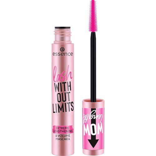 Essence Lash Without Limits Mascara - Extreme Lengthening & Volume | Extra Black, Vegan & Cruelty-Free