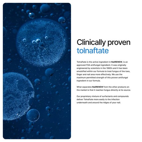 NailRENEW Antifungal Treatment - Professional Strength Solution for Discolored & Brittle Nails (1 Bottle)