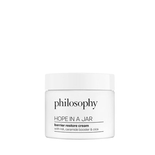 Philosophy Hope In A Jar Barrier Restore Cream - Intense Hydration with HA+ Complex & Ceramides for Dry, Sensitive Skin