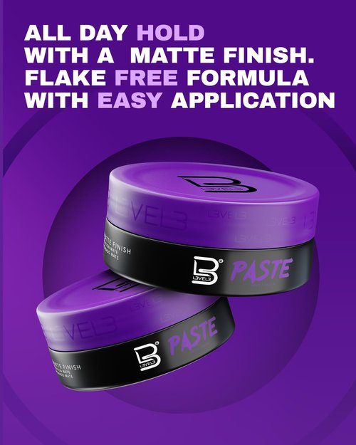 L3 - Level 3 Hair Paste | Long-Lasting Hold & Volume Boost | Protects Hair Damage (150 ML)