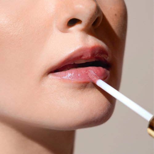 MZ SKIN Volumising Lip Perfector - Peptide Plumping Lip Gloss with Hyaluronic Acid & Mint | 0.10 fl oz Hydration & Volume Boost