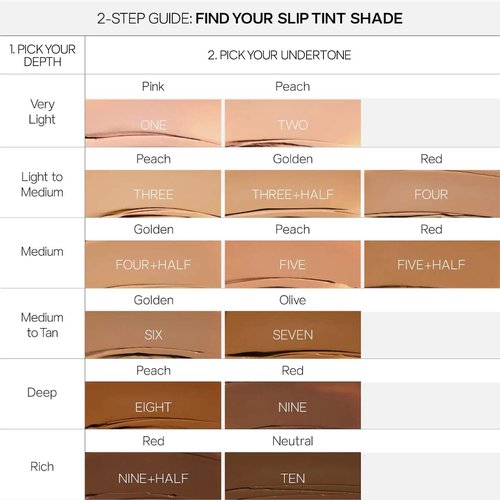 Saie Slip Tint Tinted Moisturizer SPF 35 - Hydrating Glowy Skin Tint for Face - Shade Three (1.35 oz)