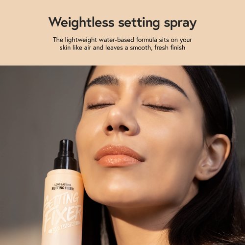LUNA Setting Fixer Spray - Long Lasting, Weightless Micro-Fine Mist, Natural Finish, 3.3 fl oz