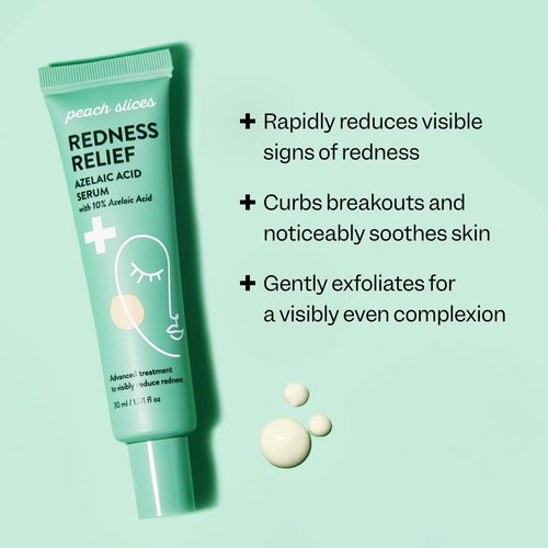 Peach Slices - Redness Relief Serum with 10% Azelaic Acid | Advanced Vegan Skincare (1.01 oz)