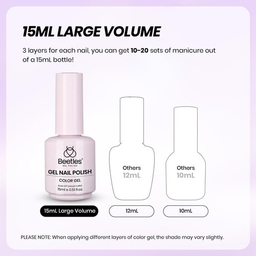 Beetles French Tip Gel Polish Set - Spring White Pink Gel Nail Polish Set 15ML Full Size Soak Off UV LED with 2 Styles Classic French Nail Art Sticker Sheets Manicure DIY Home Salon Gifts for Women