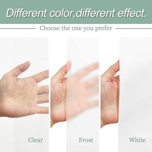 Mrs. Awesome Clear Shower Curtain Liner - 72x72 Premium Waterproof Plastic with 3 Magnets