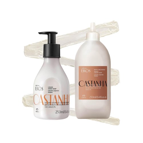Natura Brazil Nut Liquid Hand Soap Refill - Moisturizing, Gentle, Sulfate-Free Cleanser | 10.1 fl oz