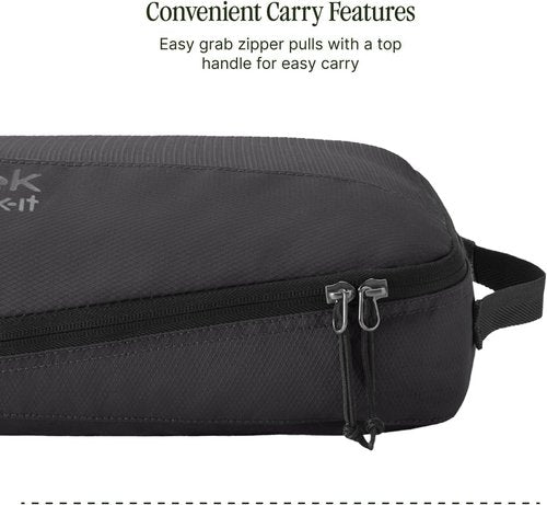 Eagle Creek Pack-It Reveal Cube Set - Durable Packing Cubes for Organized Travel - Black - XS/S/M