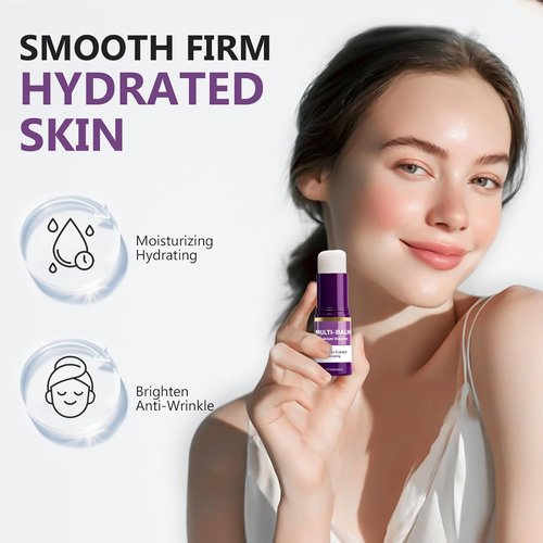 Hajoyful Calcium Multi Balm - Hydrating & Firming Collagen Stick for Face, Eyes & Neck | 9g