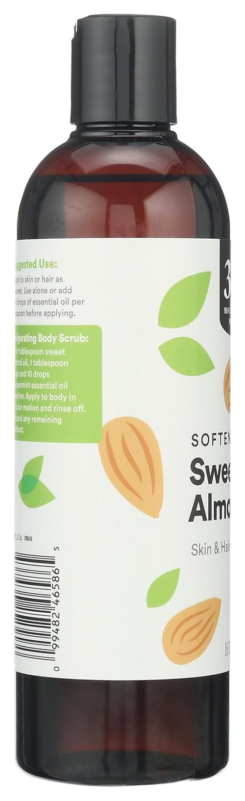 365 by Whole Foods Market - Sweet Almond Oil for Skin & Hair Care | 16 Fl Oz Moisturizing Formula