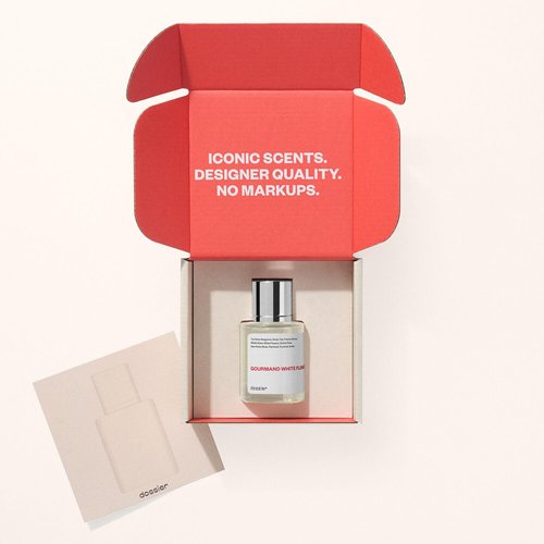 Dossier Gourmand White Flowers Eau de Parfum - Inspired by Flowerbomb - Luxury Vegan Perfume 1.7 Fl Oz
