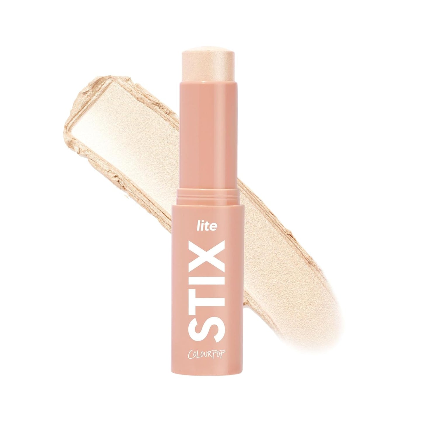 ColourPop Lite Stix Cream Highlighter - Blendable Luminous Makeup for a Dewy Finish - Long-Lasting & Portable - Glazey (0.33 oz)