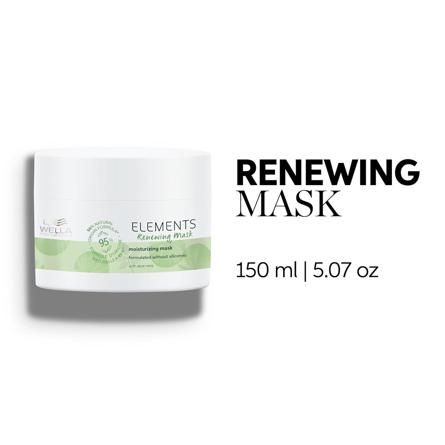 Wella Professionals Renewing Moisturizing Hair Mask - Silicone-Free Formula for All Hair Types | 8.4 Fl Oz