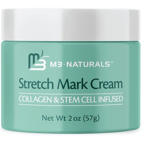M3 Stretch Mark Cream - Collagen & Stem Cell Infused Maternity Skincare | Green Tea & Raspberry Ketones