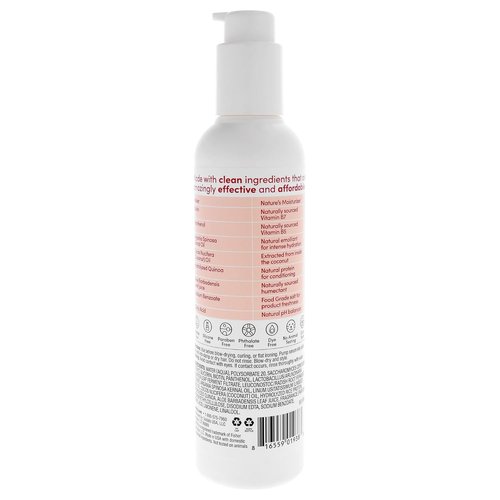 Earth Anti-Frizz Serum - Lightweight Argan Oil & Vegan Keratin Hair Treatment - 6 oz