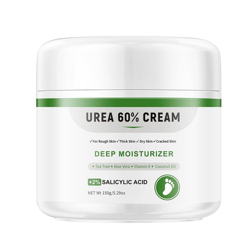 Regine Switzerland Urea Cream 60% - Intensive Foot Moisturizer with Salicylic Acid & Tea Tree Oil | 5.29oz
