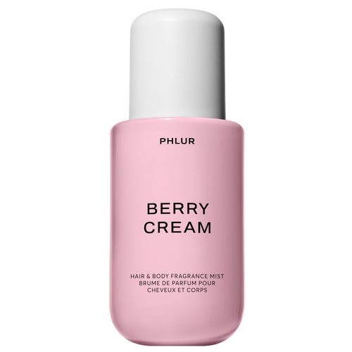 PHLUR Berry Cream Body Mist, 8 Fl Oz - Hair and Body Perfume for Women, Sweet Berries & Vanilla Perfume Body Spray with Strawberry, Cream, Vanilla Bean and Sugared Amber Fragrance
