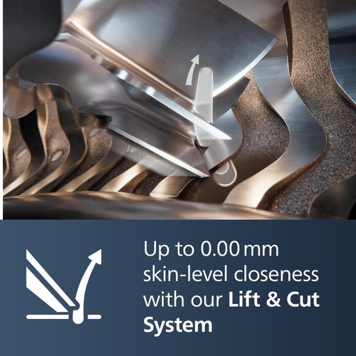 Philips Norelco Shaver Series 9000 Prestige - Wet & Dry Electric Shaver with Lift/Cut Technology | Includes Nose Trimmer & Premium Case