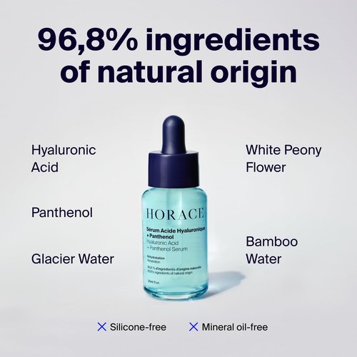 Horace Hyaluronic Acid Face Serum for Men - Advanced Moisturizing Treatment for Dry Skin | Unscented, 30ml