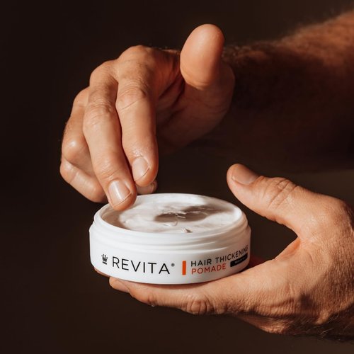 DS Labs Men's Revita Matte Pomade - Medium Hold Styling Cream with Biotin & Caffeine, 3.3 fl oz