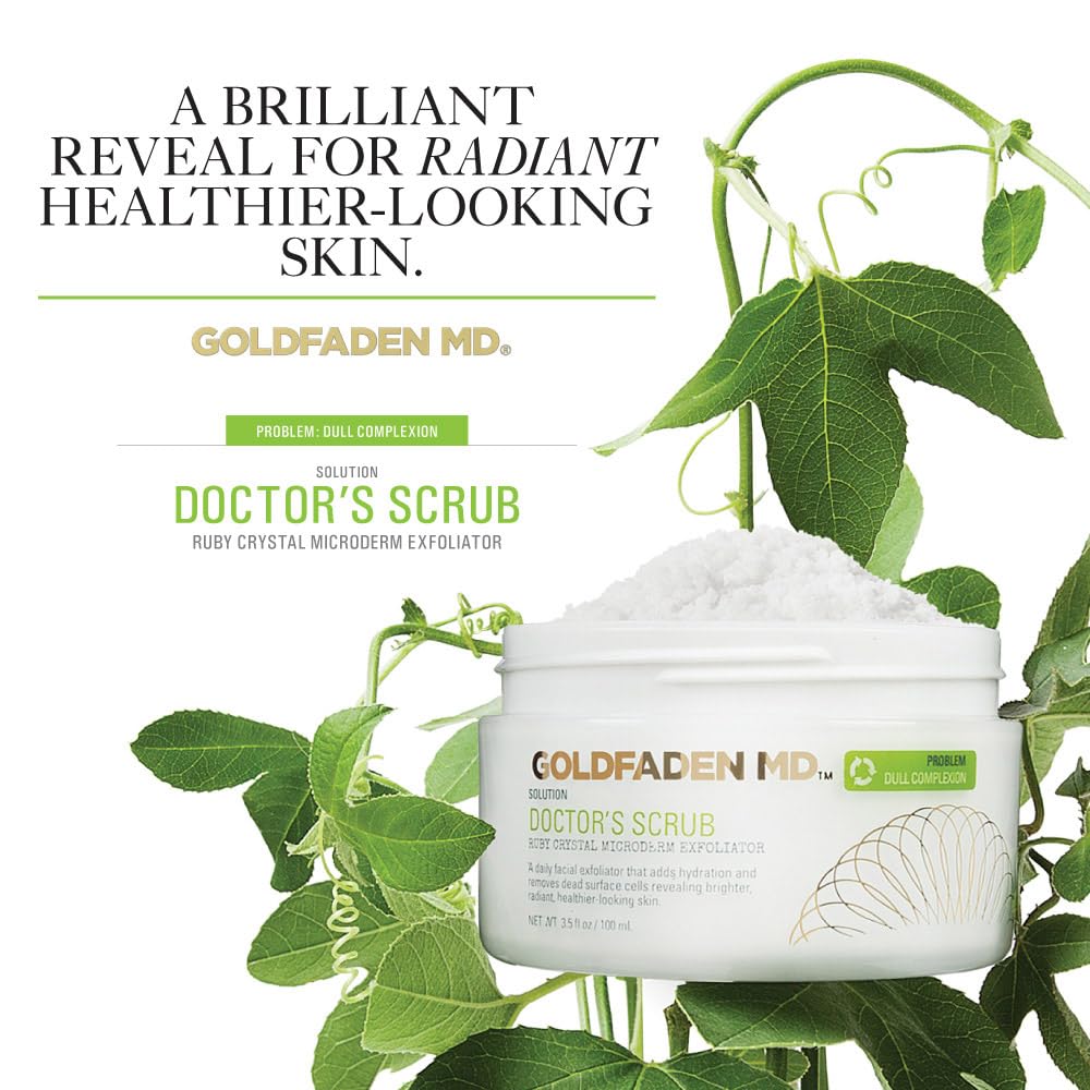 GOLDFADEN MD Microdermabrasion Scrub - Exfoliating Facial Treatment, 1.7 Fl Oz