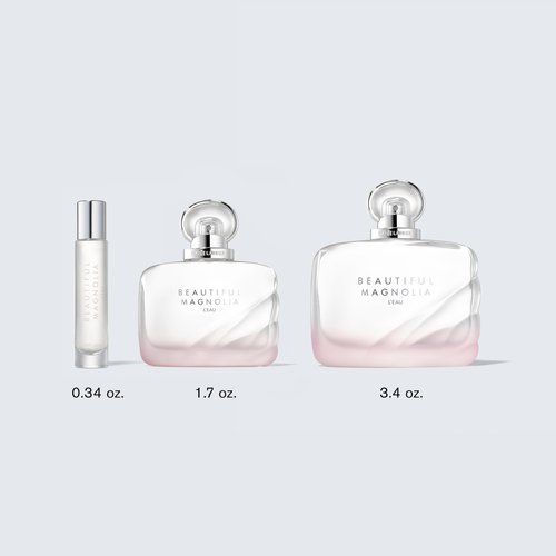 Estée Lauder Beautiful Magnolia L'Eau Eau de Toilette Spray with Notes of Lavender, Magnolia, Rose & Amber | Perfumes for Women, Travel Spray, 0.34 Fl Oz