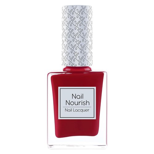 Nail Nourish Nail Enamel Polish - Quick Dry Crimson Hue 35 | Gel Effect & Lustrous Shine, 0.3 oz