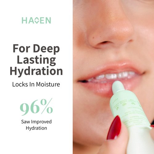 Mint Lip Balm - Hydrating & Cooling Organic Beeswax Formula | Paraben-Free Moisturizer for Dry Lips