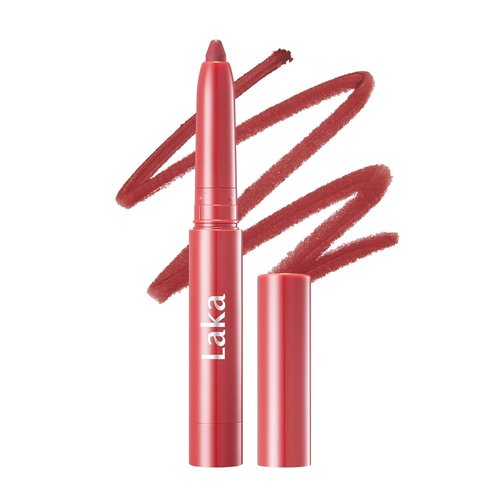 Laka Lip Liner - Rich Cream Glide Texture | Semi-Matte Red Lip Liner for Smooth Application, 0.02oz #05 Velvet Hour