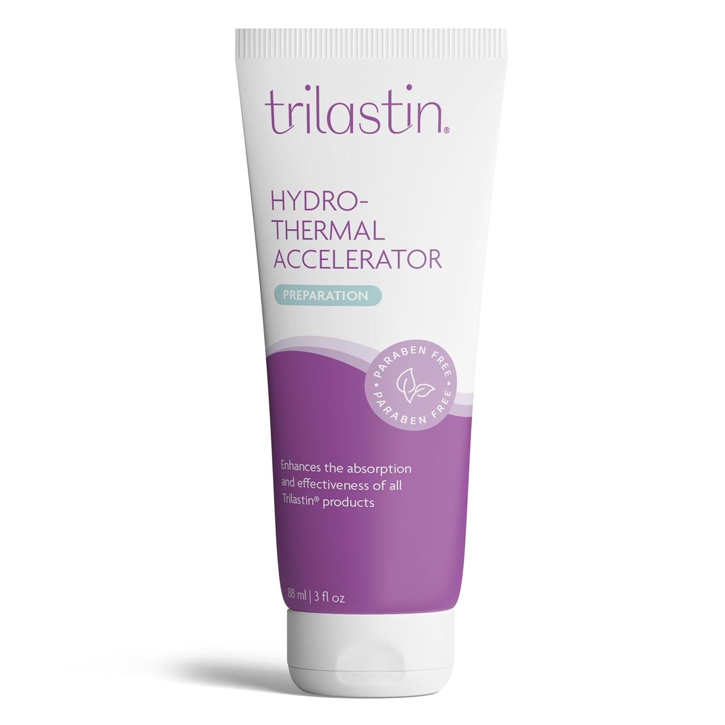TriLASTIN Hydro-Thermal Accelerator - Warming Skin Prep Serum with Niacinamide & Vitamins - Fast-Absorbing 3 oz