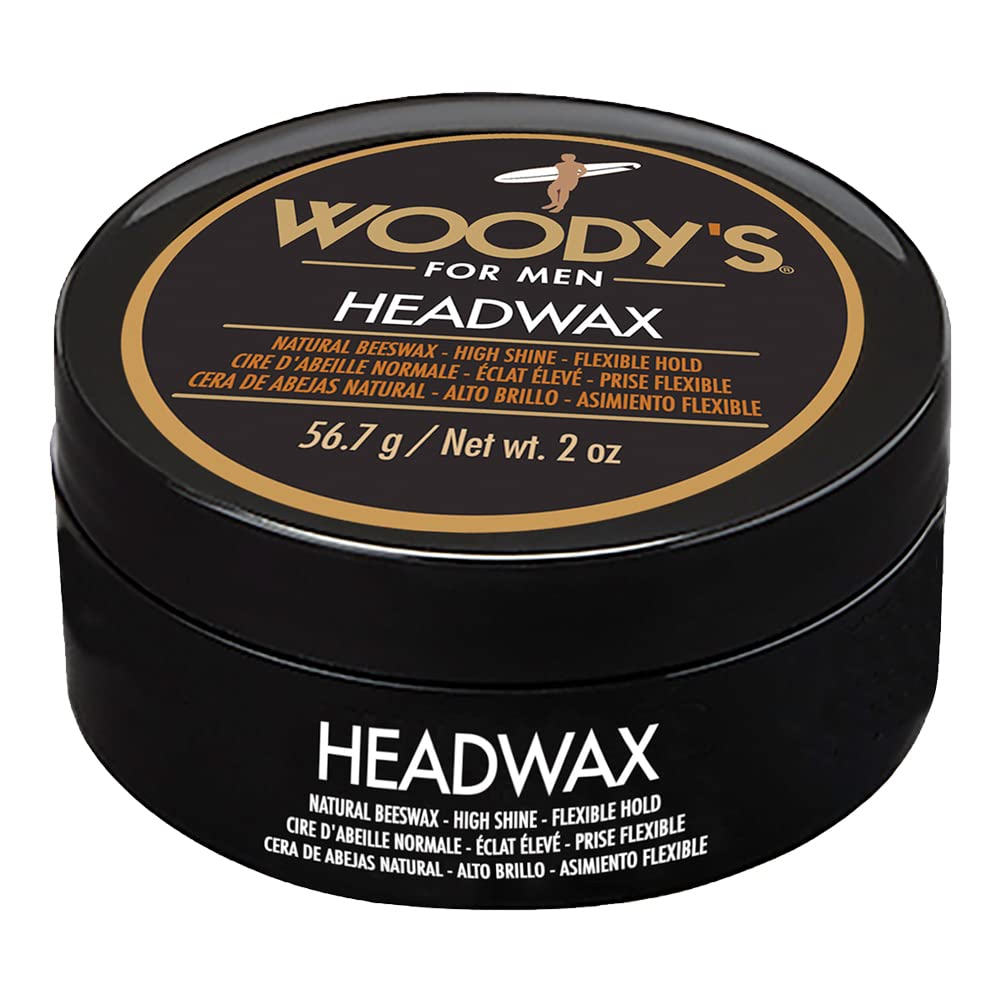 Woody's Hair Clay for Men – Matte Finish, Styling Pomade for Men Stronghold, Firm and Flexible Control, 3.4 oz. 2-Pack