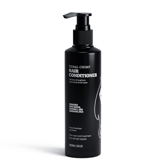 Tribal Chimp Hair Conditioner - Hydrating & Strengthening Formula with Peppermint, Tea Tree Oil & Biotin | 8.8oz