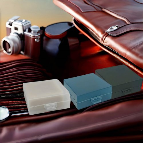 Elimeta Soap Container, Shower Square Bar Holder Fit Handmade Soap, Travel Soap Case (Matt Black)