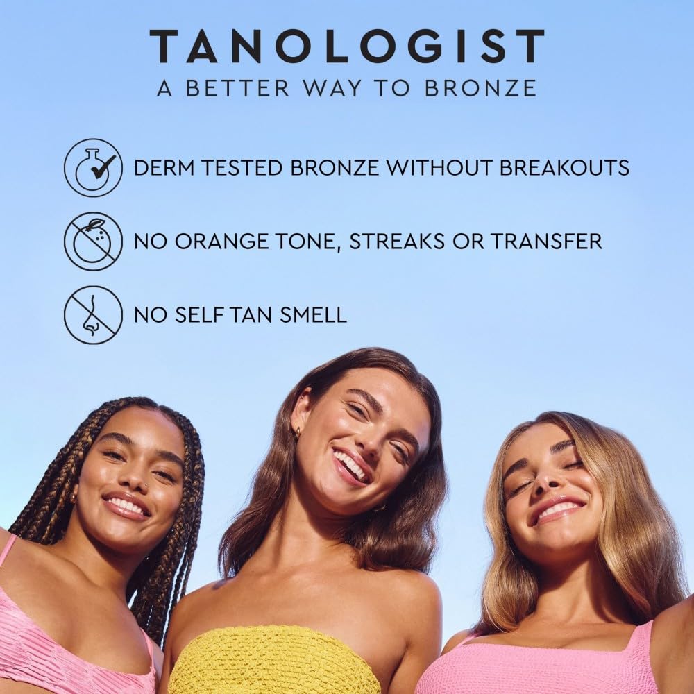 Tanologist Express Self Tan Gel - Extra Dark Formula for Deep, Natural Color | 6.76 fl. oz/200 ml Tube
