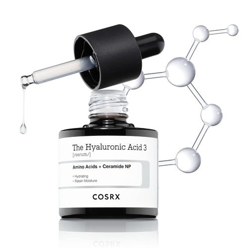 COSRX Pure Sodium Hyaluronic Acid 3% Serum - Hydrating & Moisture Boosting for Fine Lines | 0.67fl. oz/20ml