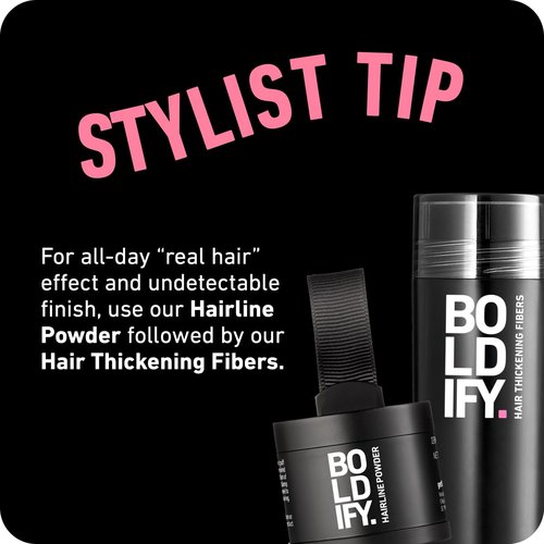 BOLDIFY Hairline Powder Color Sample Kit - Root Touch Up Hair Color for Gray Coverage - Bald Spot Concealing Hair Powder for Women & Men - 24-Hour Stain-Proof - Dark Browns + Black