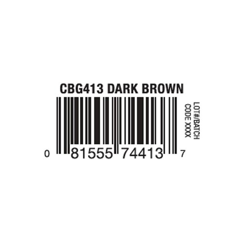 L.A. COLORS Browie Wowie Brow Tinted Gel - Dark Brown for Effortless, Defined Brows