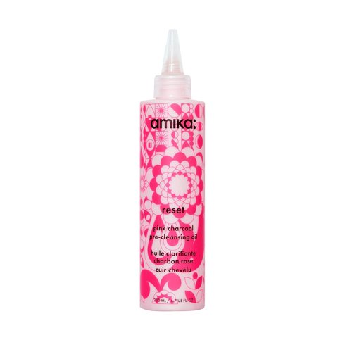 Amika Reset Pink Charcoal Scalp Cleansing Oil - Unisex 6.7 oz for Deep Cleansing & Refreshing