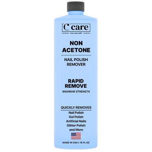 Gentle Touch Non-Acetone Nail Polish Remover | Nourishing Formula | Professional Quality | Rapid Remove | Non-Drying | 16 Fl oz