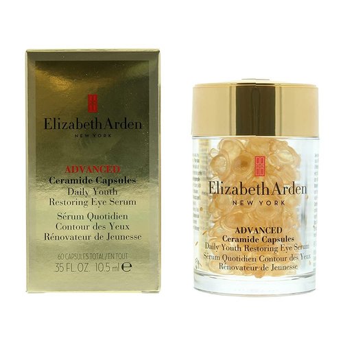 Elizabeth Arden Advanced Ceramide Eye Serum Capsules - Youth Restoring Daily Skin Care, 60 Count
