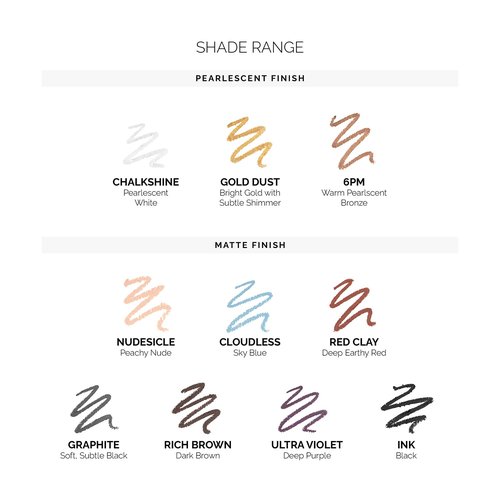 OFIR Waterproof Eye Pencil - Vegan & Cruelty-Free | Smudge-Proof Creamy Gel Formula | Long-Lasting Precision (Ultra Violet - Deep Purple)