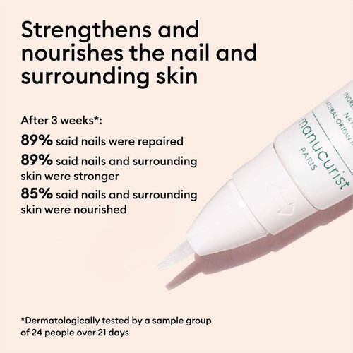 Manucurist Nail Pen | Nourishing & Fortifying Concentré Perfecteur - Vegan Nail Care Treatment - 1-in-2 Strengthener & Growth Oil