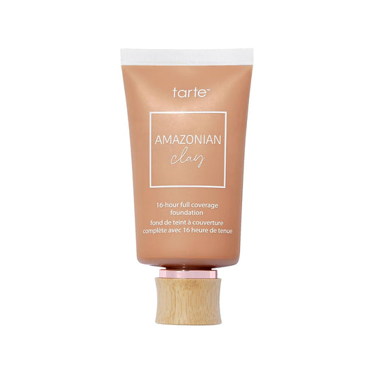 Tarte Amazonian Clay Foundation - 16-Hour Full Coverage, Matte Finish, Hydrating & Vegan