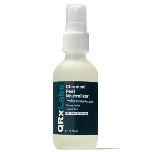QRxLabs Chemical Peel Neutralizer Spray - pH Balancing Hydrating Toner for Glycolic Acid Peels - 2 Fl Oz