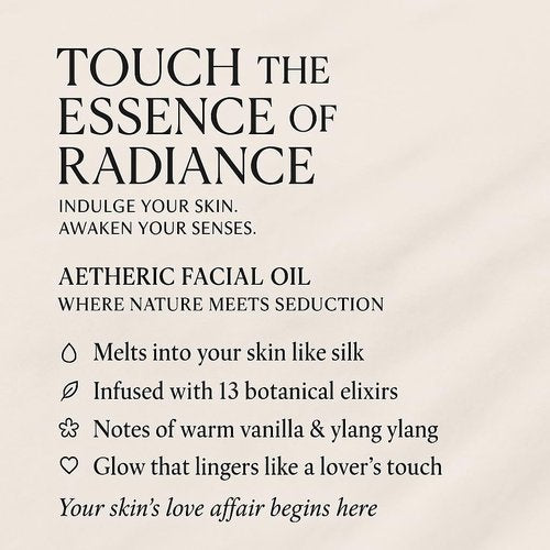 Glow Face Oil - Moringa, Rosehip & Argan Serum for All Skin Types - Hydrating Vegan Skincare | 1.35 fl oz