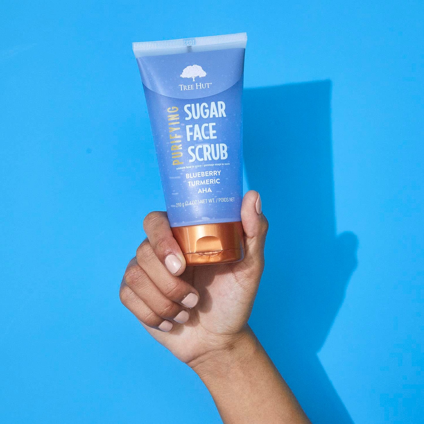 Tree Hut Blueberry & Turmeric Purifying Face Scrub | Deep Cleans Pores to Remove Dead Skin & Impurities | Nourishing Essential Body Care | 7.4 fl oz.