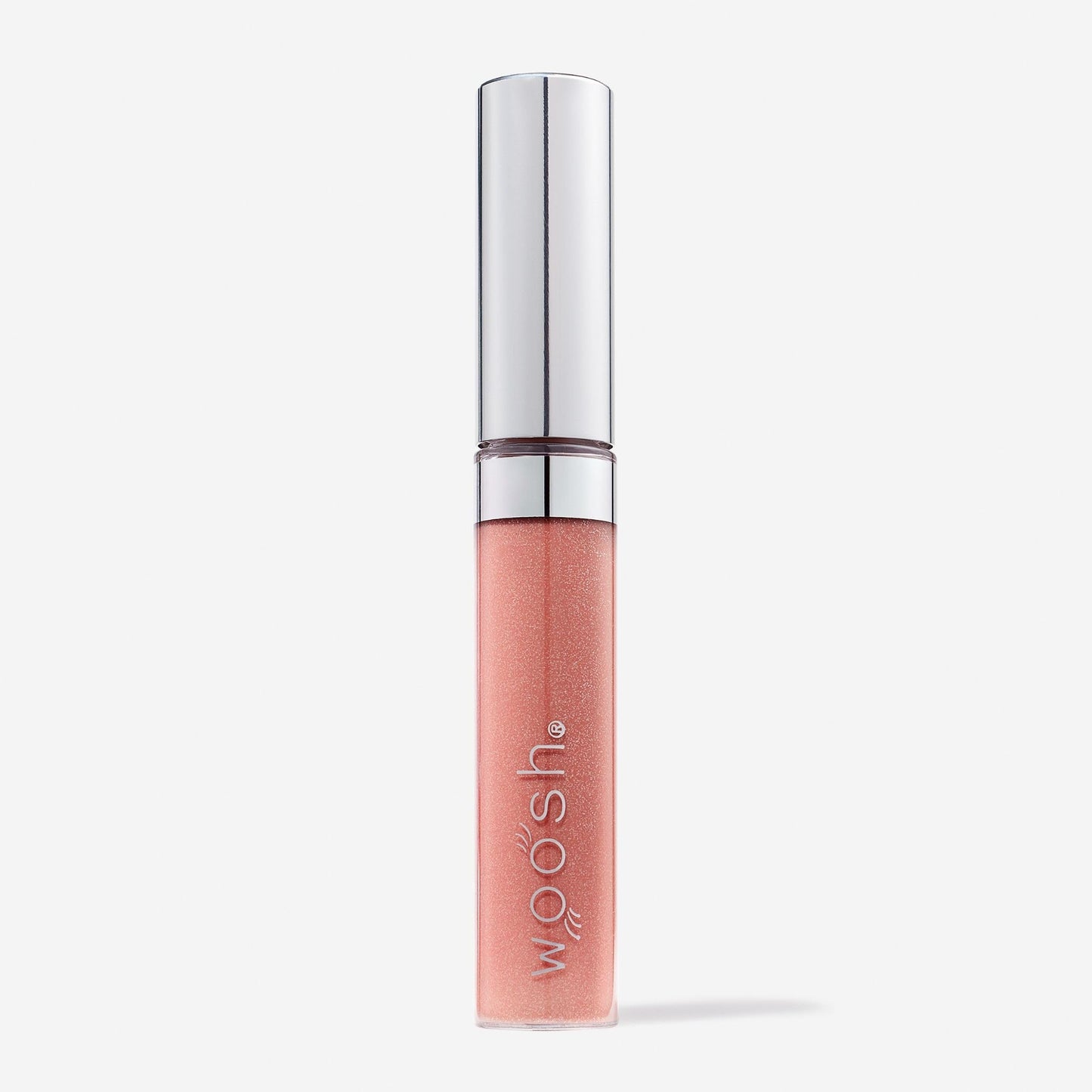 Woosh Beauty, Spin-On Lip Gloss, Hydrating Hyaluronic Acid & Shea Butter, No Fine Lines, Shine Finish, Vegan & Cruelty-Free - Veil