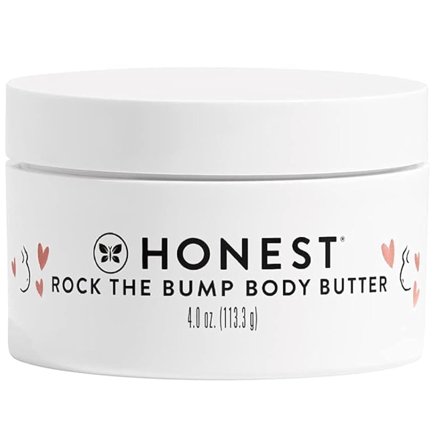 The Honest Company Mama Rock Bump Body Butter - Moisturizing Stretch Mark Cream with Shea & Avocado Oil | 4 oz